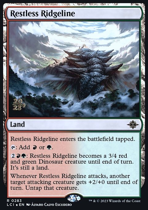 Restless Ridgeline, The Lost Caverns of Ixalan Promos #283s, Magic: The Gathering card