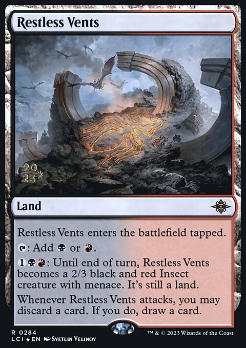 Restless Vents, The Lost Caverns of Ixalan Promos #284s, Magic: The Gathering card