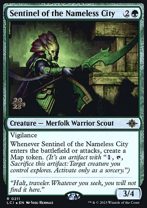 Sentinel of the Nameless City, The Lost Caverns of Ixalan Promos #211s, Magic: The Gathering card