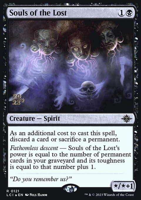 Souls of the Lost, The Lost Caverns of Ixalan Promos #121s, Magic: The Gathering card
