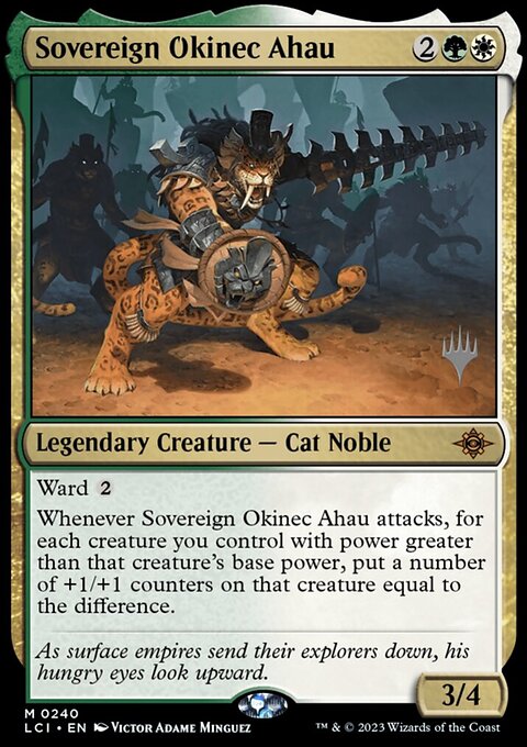 Sovereign Okinec Ahau, The Lost Caverns of Ixalan Promos #240p, Magic: The Gathering card