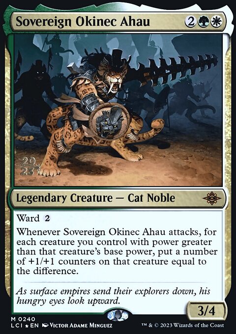 Sovereign Okinec Ahau, The Lost Caverns of Ixalan Promos #240s, Magic: The Gathering card