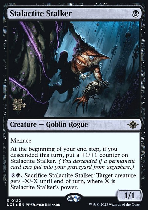 Stalactite Stalker, The Lost Caverns of Ixalan Promos #122s, Magic: The Gathering card