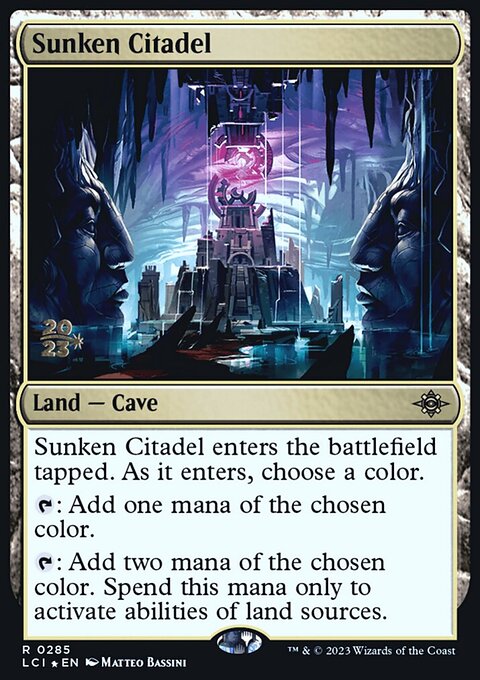 Sunken Citadel, The Lost Caverns of Ixalan Promos #285s, Magic: The Gathering card