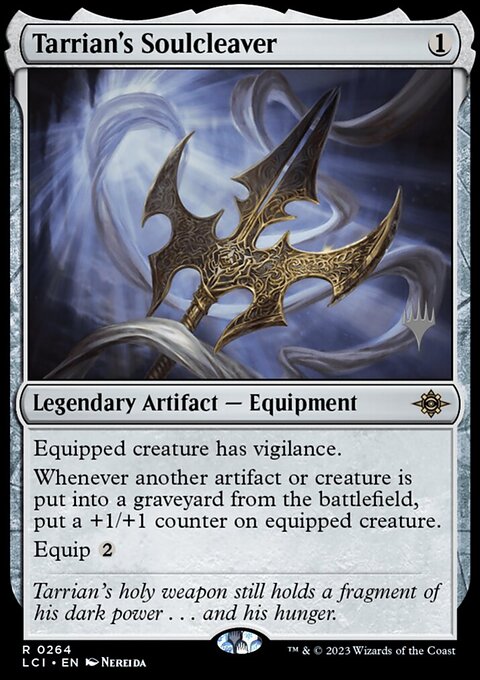 Tarrian's Soulcleaver, The Lost Caverns of Ixalan Promos #264p, Magic: The Gathering card