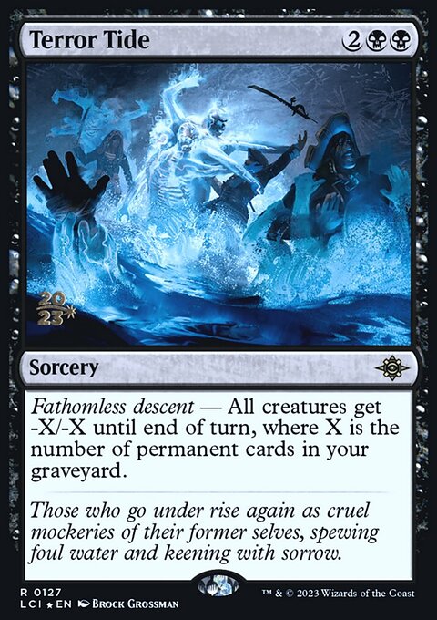 Terror Tide, The Lost Caverns of Ixalan Promos #127s, Magic: The Gathering card