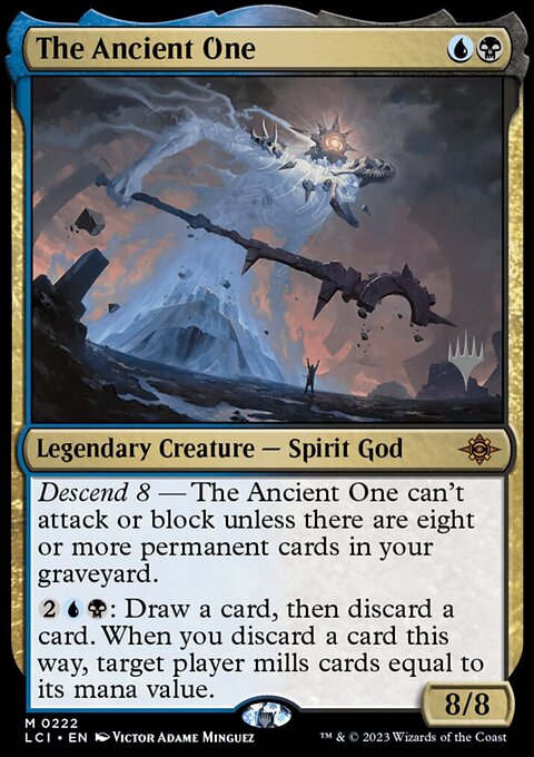 The Ancient One, The Lost Caverns of Ixalan Promos #222p, Magic: The Gathering card