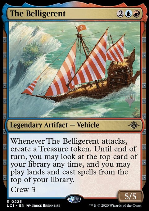 The Belligerent, The Lost Caverns of Ixalan Promos #225p, Magic: The Gathering card