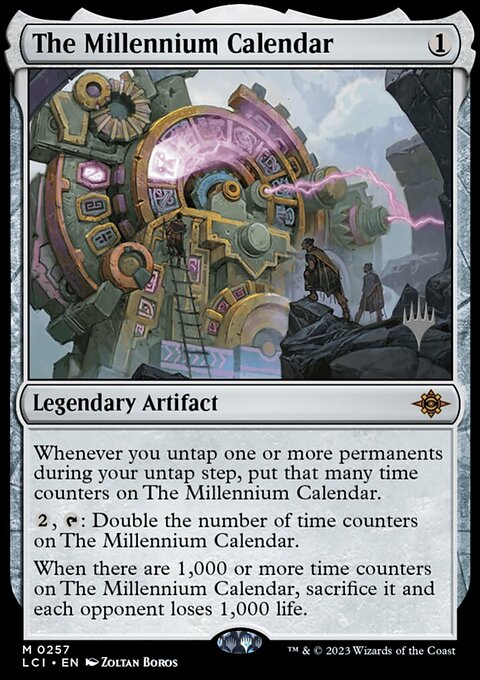 The Millennium Calendar, The Lost Caverns of Ixalan Promos #257p, Magic: The Gathering card