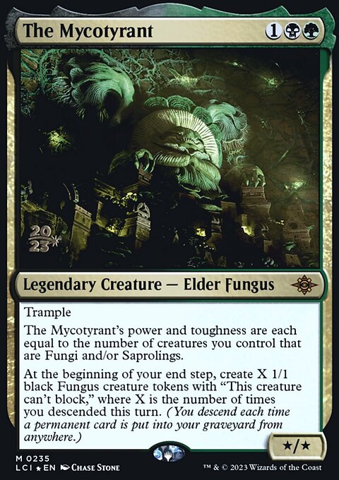 The Mycotyrant, The Lost Caverns of Ixalan Promos #235s, Magic: The Gathering card