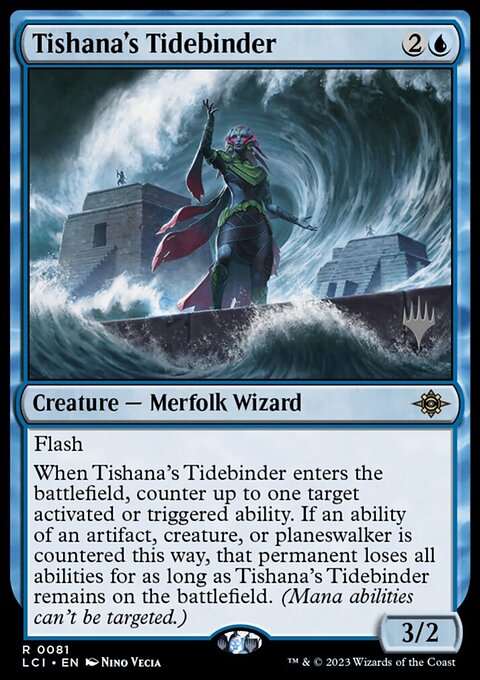 Tishana's Tidebinder, The Lost Caverns of Ixalan Promos #81p, Magic: The Gathering card
