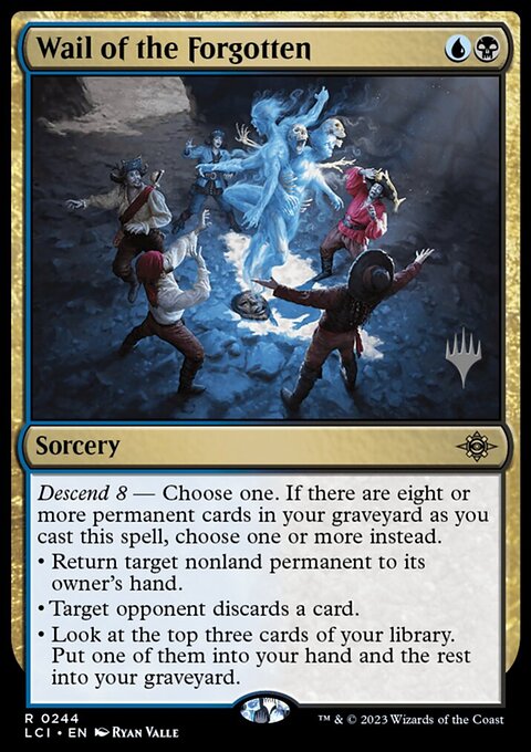 Wail of the Forgotten, The Lost Caverns of Ixalan Promos #244p, Magic: The Gathering card