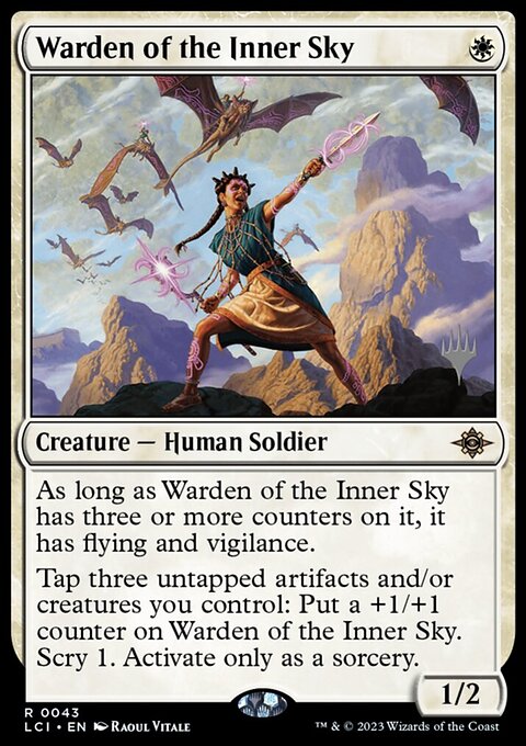 Warden of the Inner Sky, The Lost Caverns of Ixalan Promos #43p, Magic: The Gathering card