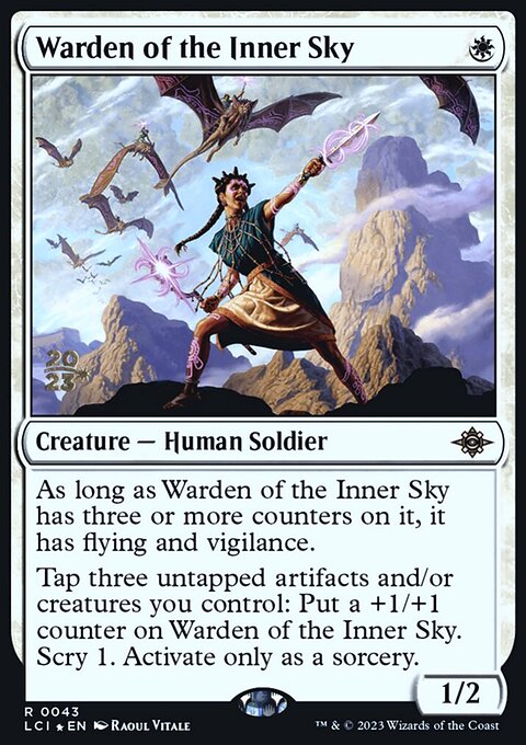 Warden of the Inner Sky, The Lost Caverns of Ixalan Promos #43s, Magic: The Gathering card