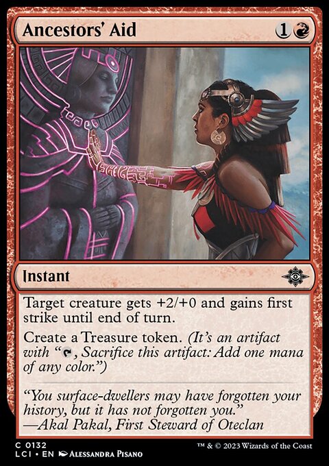 Ancestors' Aid, The Lost Caverns of Ixalan #132, Magic: The Gathering card