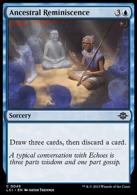 Ancestral Reminiscence, The Lost Caverns of Ixalan #45, Magic: The Gathering card