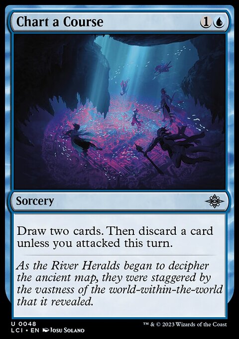 Chart a Course, The Lost Caverns of Ixalan #48, Magic: The Gathering card
