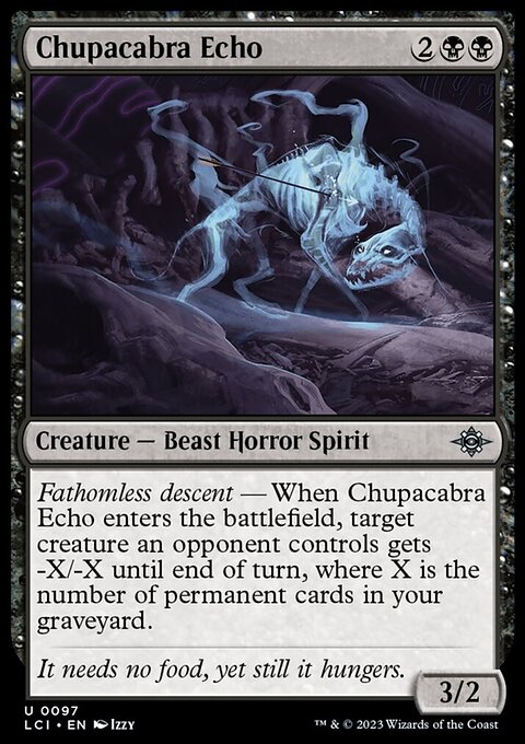 Chupacabra Echo, The Lost Caverns of Ixalan #97, Magic: The Gathering card