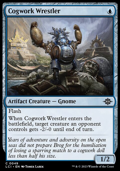 Cogwork Wrestler, The Lost Caverns of Ixalan #49, Magic: The Gathering card