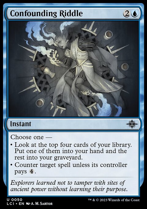 Confounding Riddle, The Lost Caverns of Ixalan #50, Magic: The Gathering card