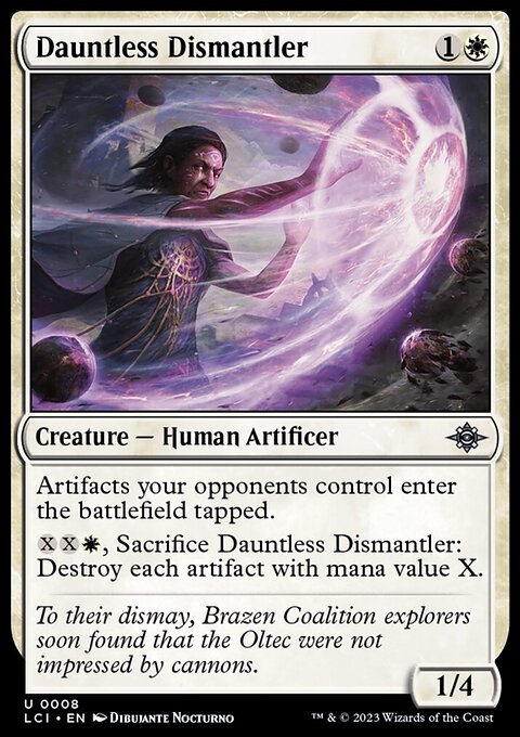 Dauntless Dismantler, The Lost Caverns of Ixalan #8, Magic: The Gathering card