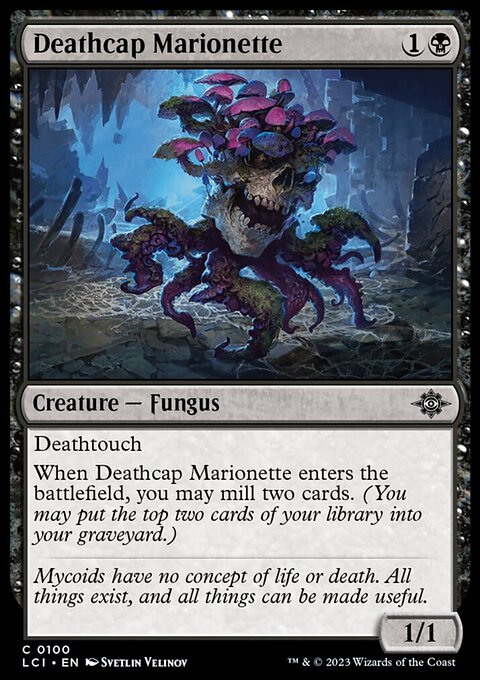 Deathcap Marionette, The Lost Caverns of Ixalan #100, Magic: The Gathering card