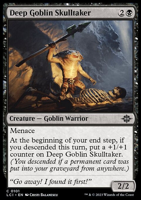 Deep Goblin Skulltaker, The Lost Caverns of Ixalan #101, Magic: The Gathering card