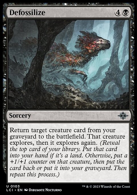 Defossilize, The Lost Caverns of Ixalan #103, Magic: The Gathering card