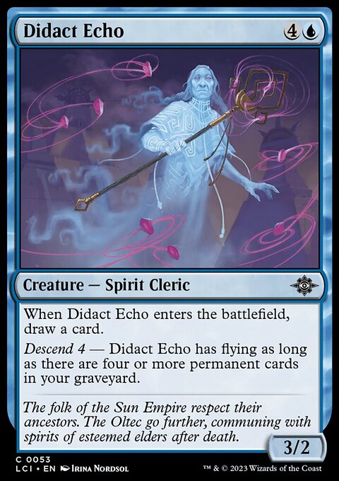 Didact Echo, The Lost Caverns of Ixalan #53, Magic: The Gathering card
