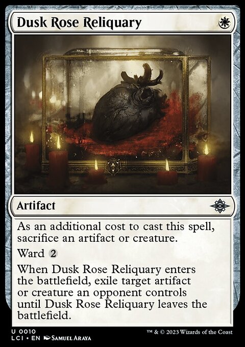 Dusk Rose Reliquary, The Lost Caverns of Ixalan #10, Magic: The Gathering card