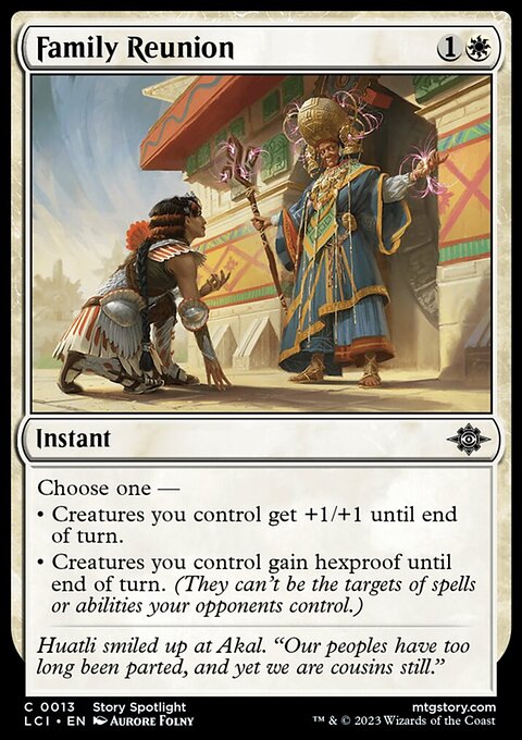 Family Reunion, The Lost Caverns of Ixalan #13, Magic: The Gathering card