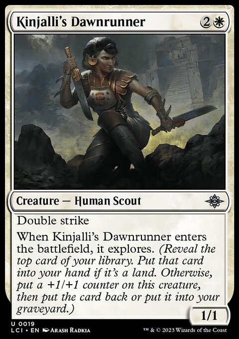 Kinjalli's Dawnrunner, The Lost Caverns of Ixalan #19, Magic: The Gathering card