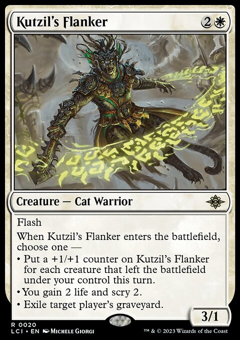 Kutzil's Flanker, The Lost Caverns of Ixalan #20, Magic: The Gathering card