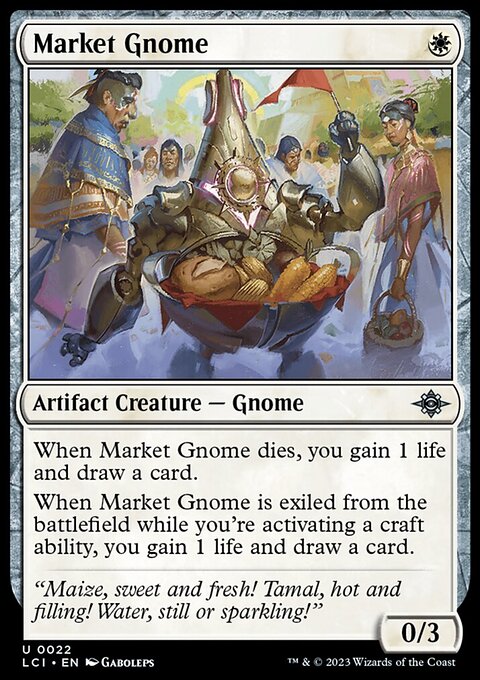 Market Gnome, The Lost Caverns of Ixalan #22, Magic: The Gathering card