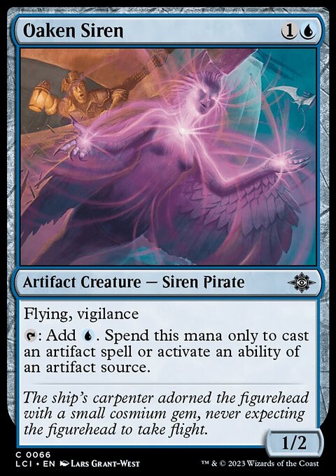 Oaken Siren, The Lost Caverns of Ixalan #66, Magic: The Gathering card