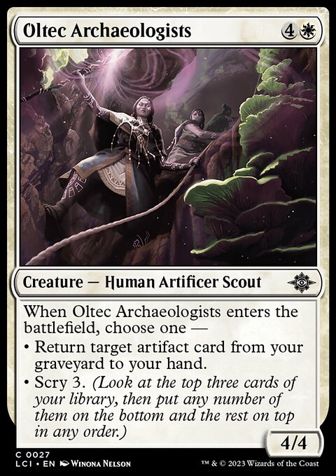 Oltec Archaeologists, The Lost Caverns of Ixalan #27, Magic: The Gathering card