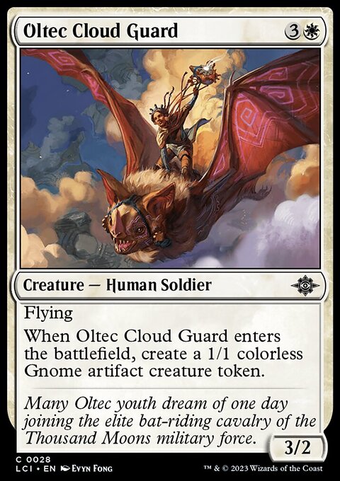 Oltec Cloud Guard, The Lost Caverns of Ixalan #28, Magic: The Gathering card