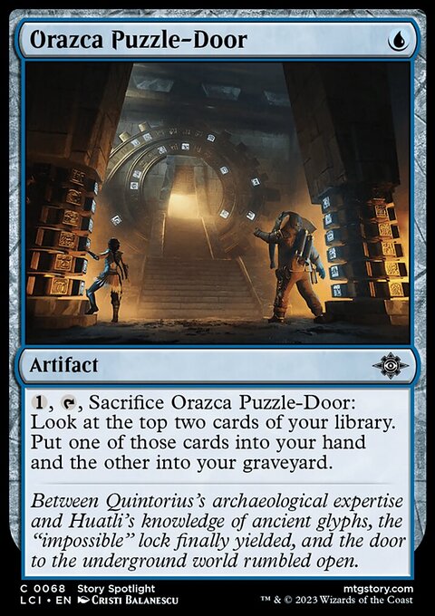 Orazca Puzzle-Door, The Lost Caverns of Ixalan #68, Magic: The Gathering card