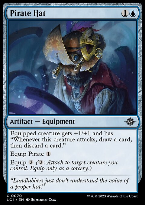 Pirate Hat, The Lost Caverns of Ixalan #70, Magic: The Gathering card