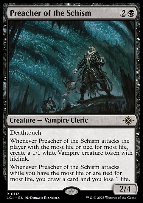 Preacher of the Schism, The Lost Caverns of Ixalan #113, Magic: The Gathering card