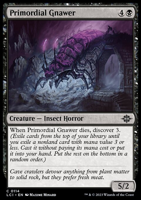 Primordial Gnawer, The Lost Caverns of Ixalan #114, Magic: The Gathering card