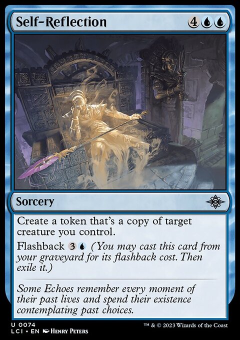 Self-Reflection, The Lost Caverns of Ixalan #74, Magic: The Gathering card