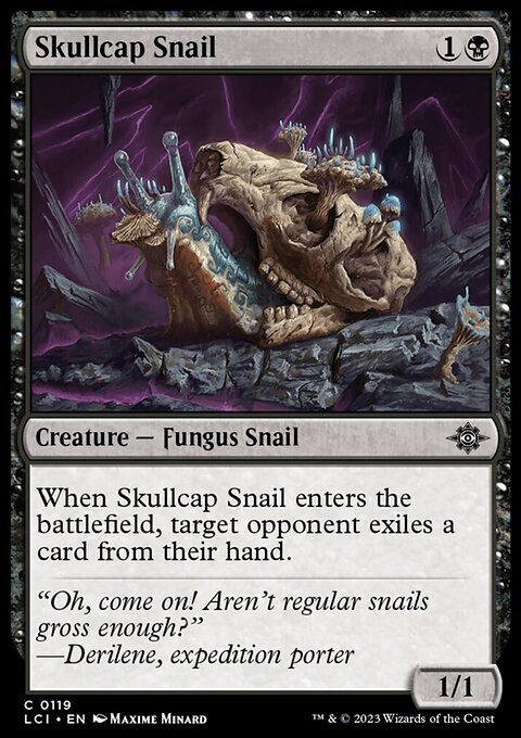 Skullcap Snail, The Lost Caverns of Ixalan #119, Magic: The Gathering card