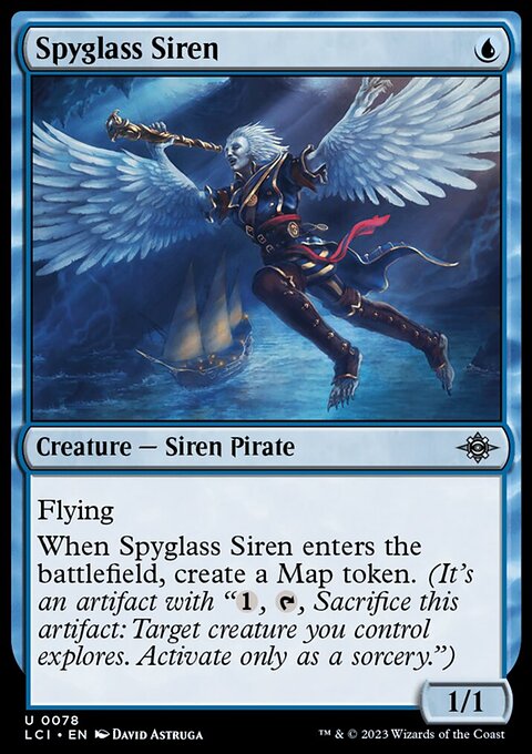 Spyglass Siren, The Lost Caverns of Ixalan #78, Magic: The Gathering card
