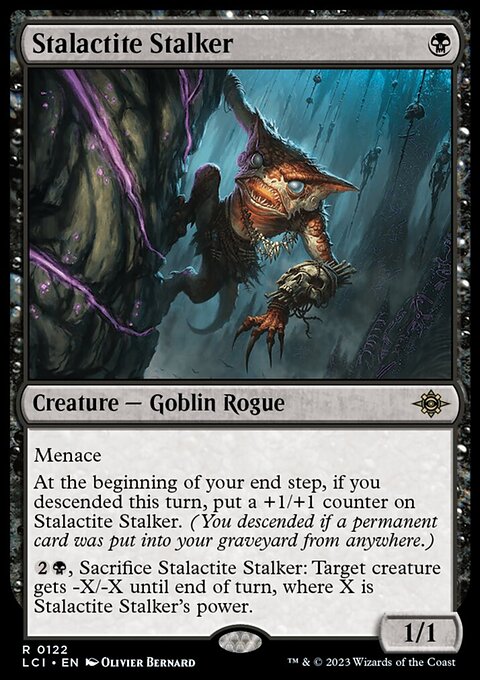 Stalactite Stalker, The Lost Caverns of Ixalan #122, Magic: The Gathering card