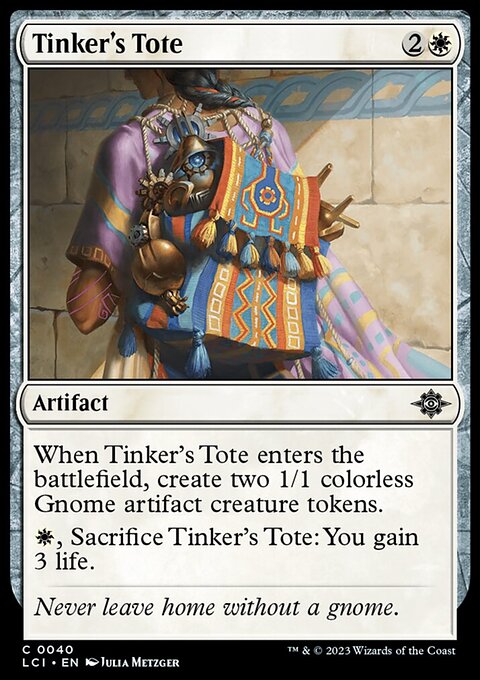 Tinker's Tote, The Lost Caverns of Ixalan #40, Magic: The Gathering card