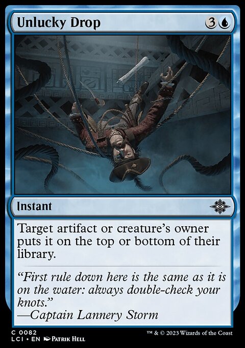 Unlucky Drop, The Lost Caverns of Ixalan #82, Magic: The Gathering card