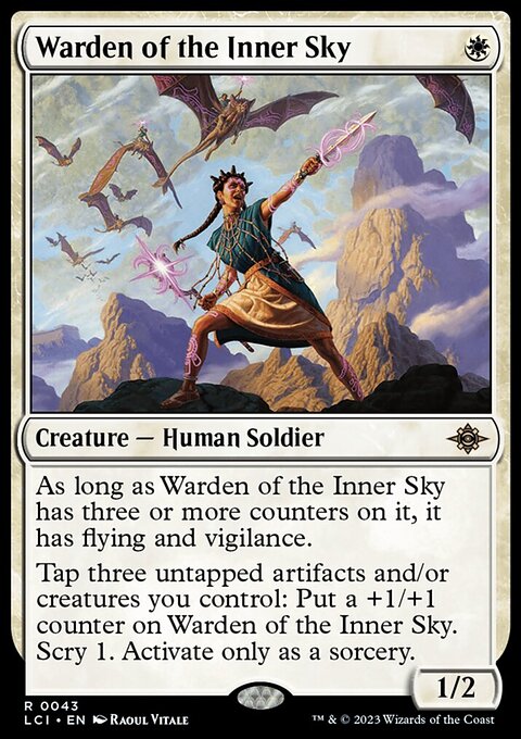 Warden of the Inner Sky, The Lost Caverns of Ixalan #43, Magic: The Gathering card