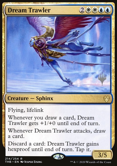 Dream Trawler, Theros Beyond Death Promos #214p, Magic: The Gathering card
