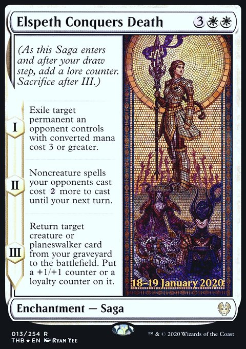 Elspeth Conquers Death, Theros Beyond Death Promos #13s, Magic: The Gathering card